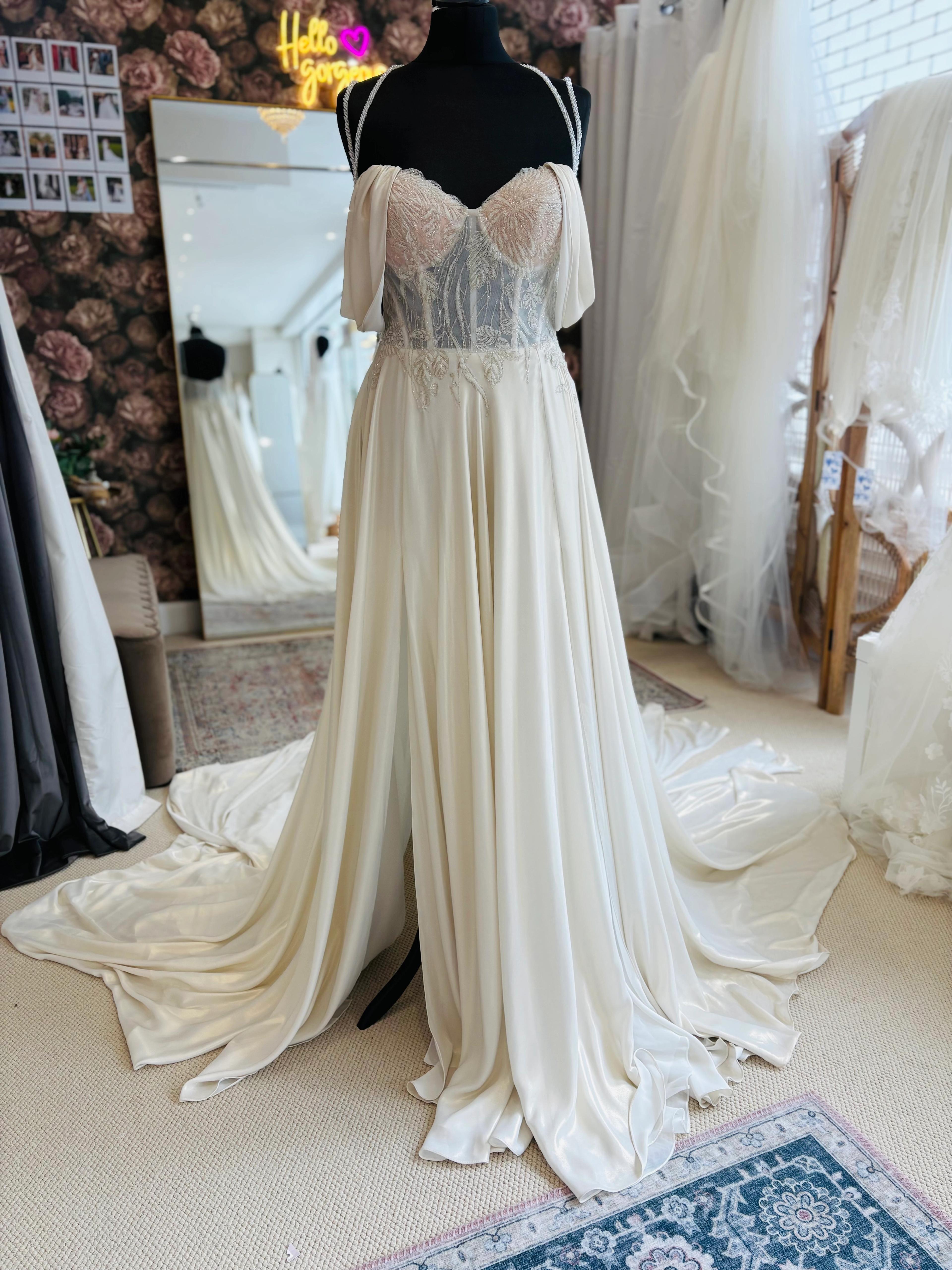 Nicole Milano wedding dress, UK 10