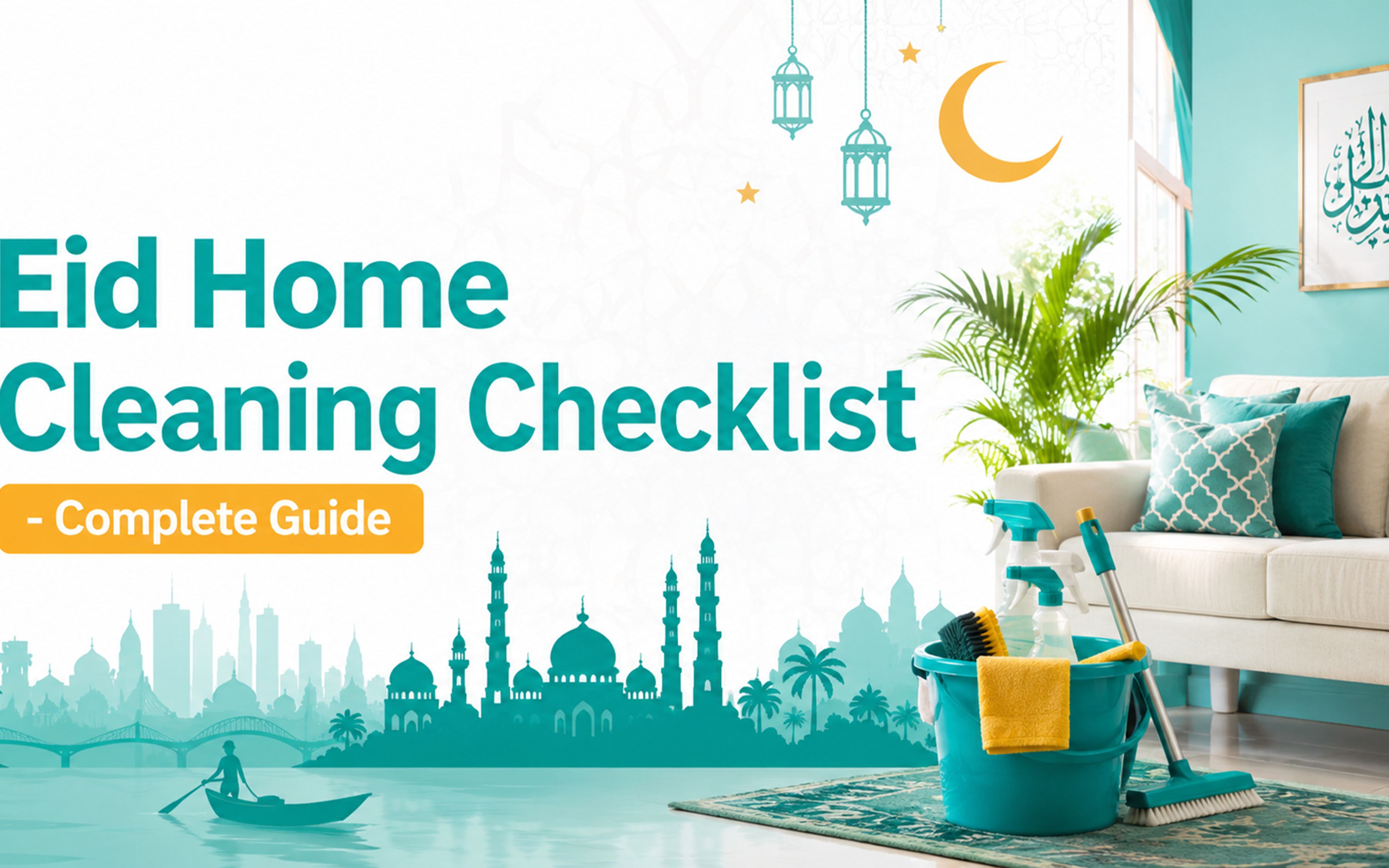 Eid Home Cleaning Checklist - Complete Guide