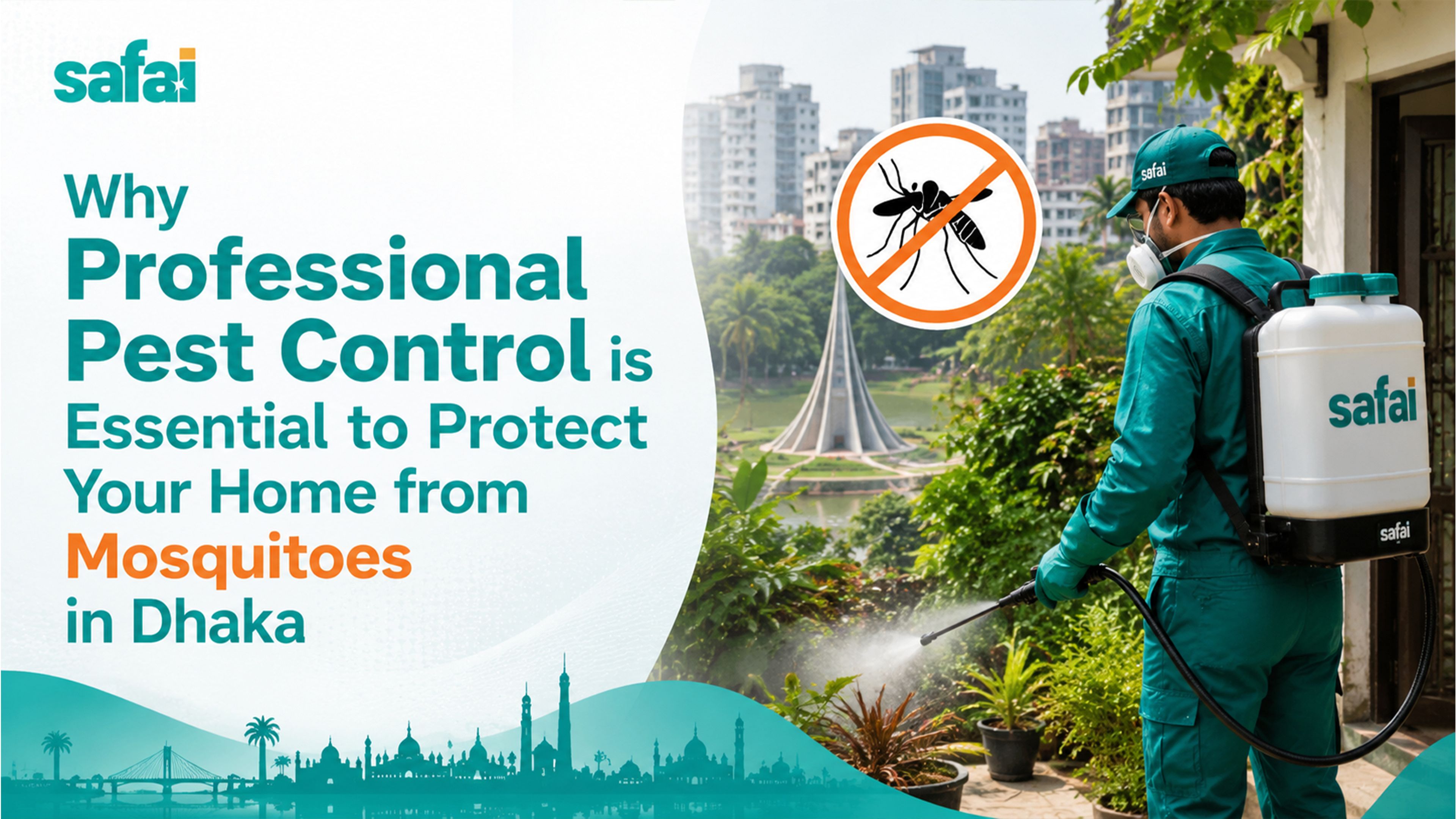 Why Professional Pest Control is Essential to Protect Your Home from Mosquitoes in Dhaka