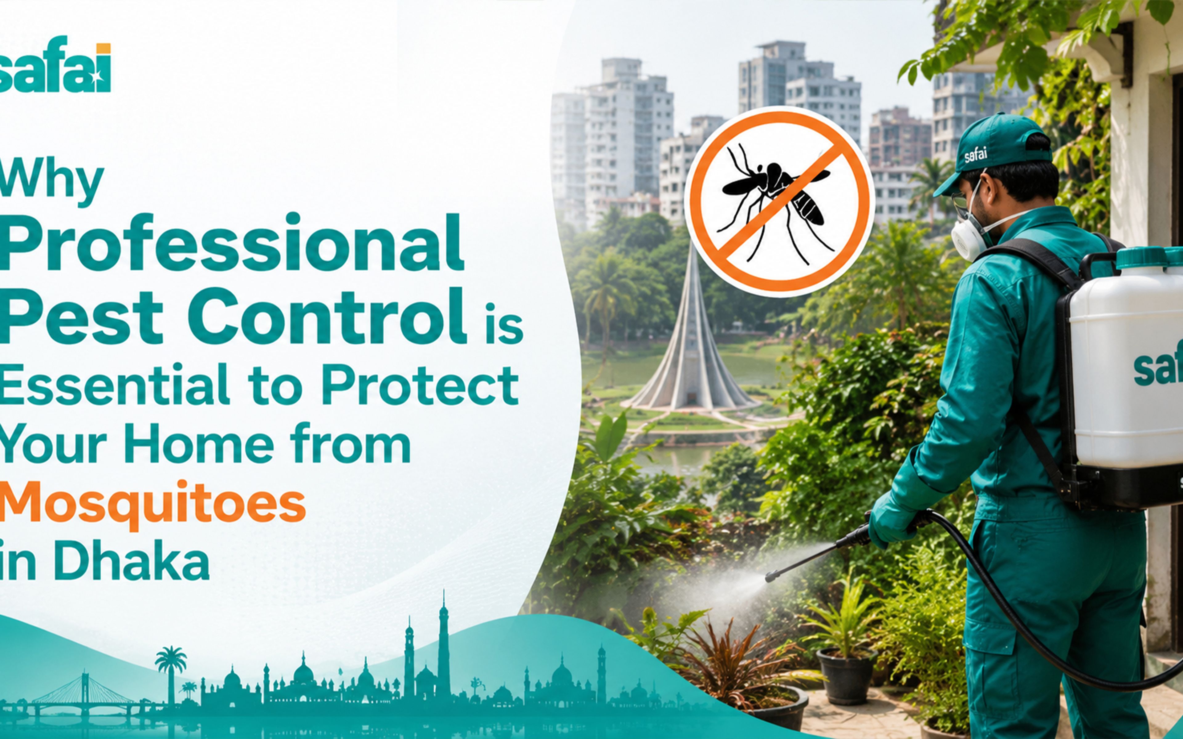 Why Professional Pest Control is Essential to Protect Your Home from Mosquitoes in Dhaka
