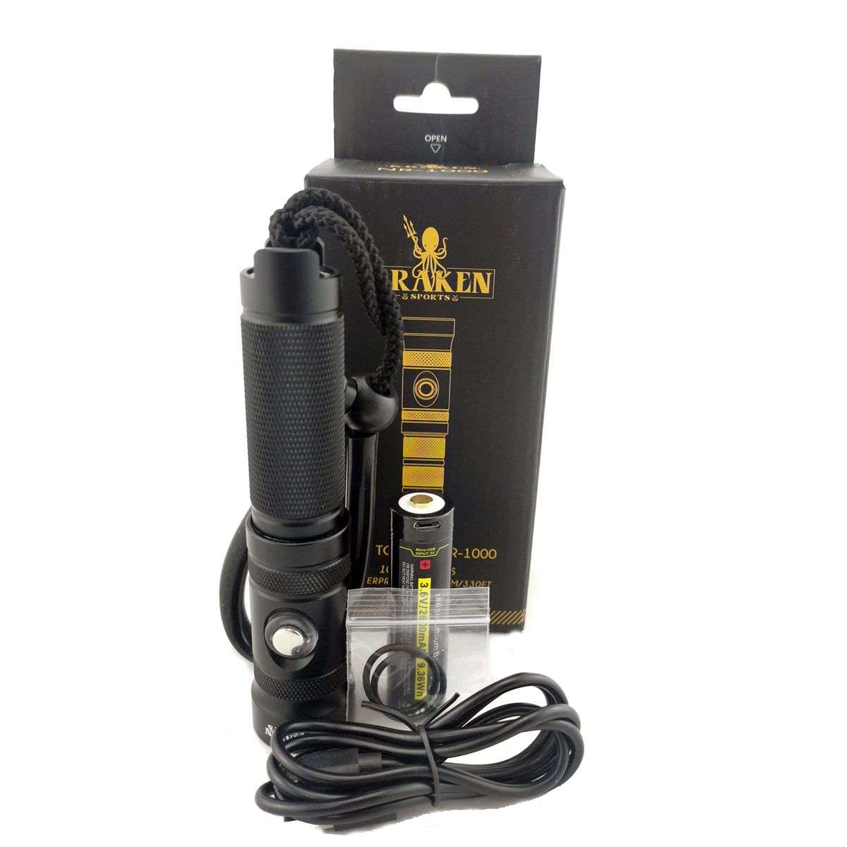 Kraken NR-1000 Compact Palm Size Dive Light — 圖片 8