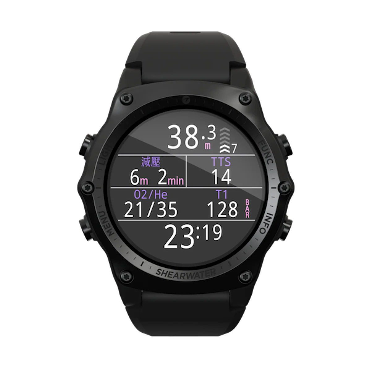 Shearwater TERIC AMOLED 顯示 技術潛水電腦錶 — 圖片 4