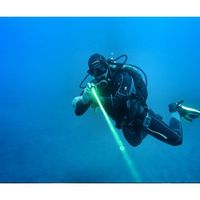 OrcaTorch D570-GL 1500 Lumen Dive Light Green Laser Light 10