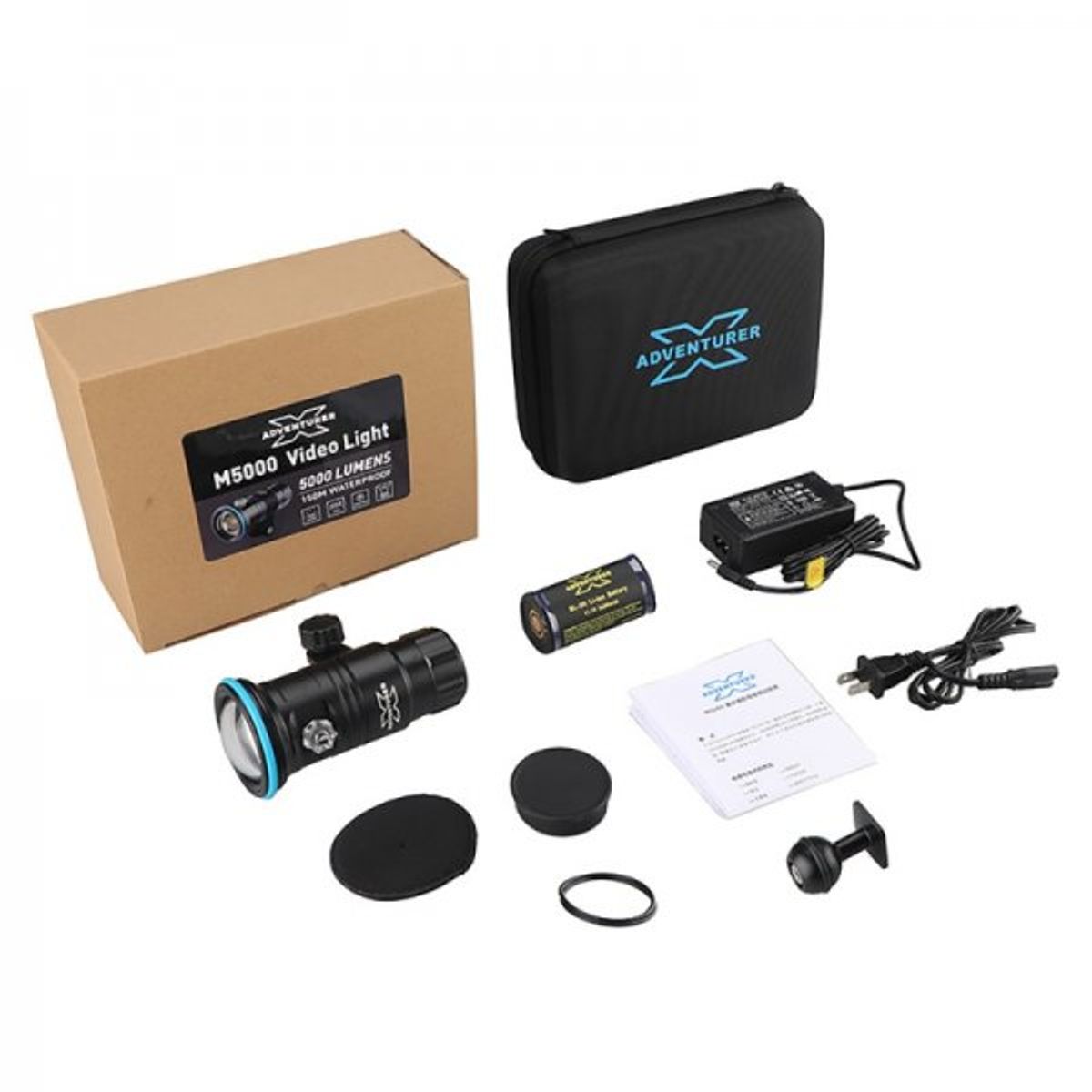 X-Adventurer M5000 Ra85 CRI 130 Degree Video Strobe Light — 圖片 7