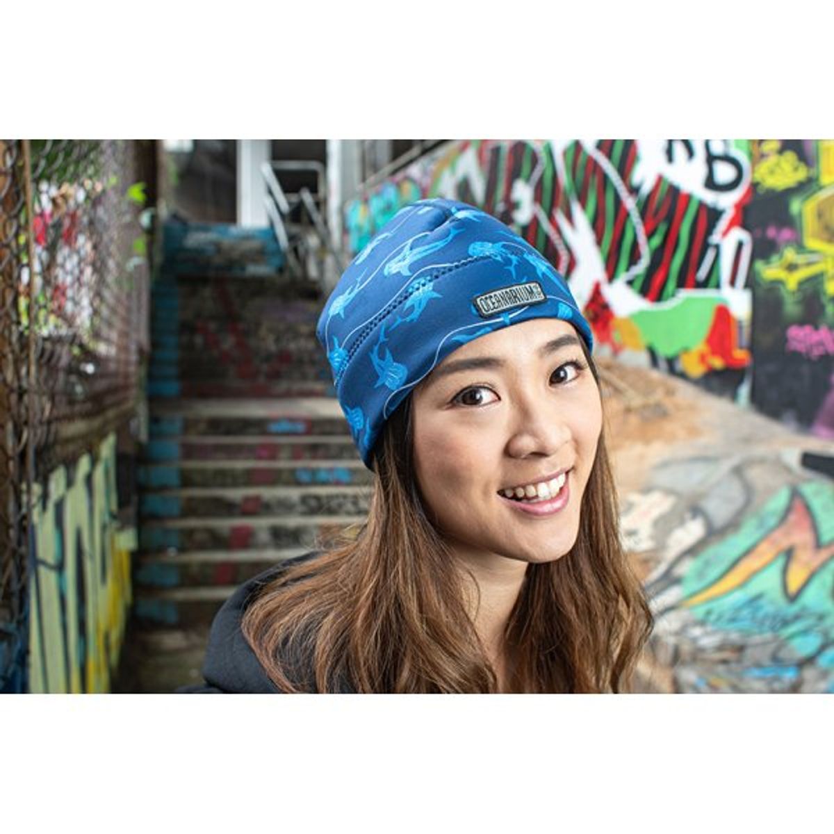 Oceanarium Ocean Series Neoprene Beanie with Chin Strap — 圖片 10