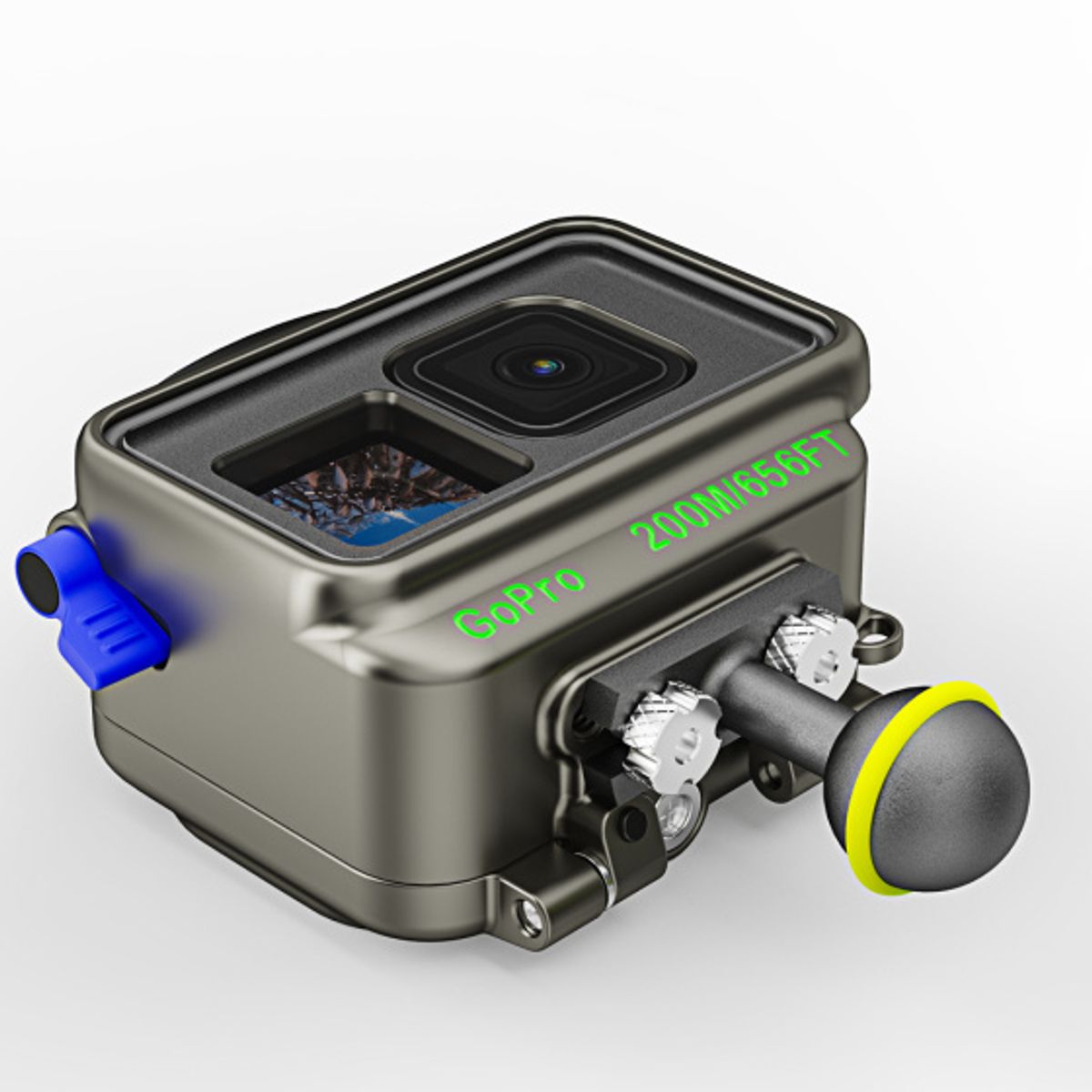 Sea Frogs Action Cam 200米防壓 Aluminium Alloy 海蛙鋁合金 Housing — 圖片 7