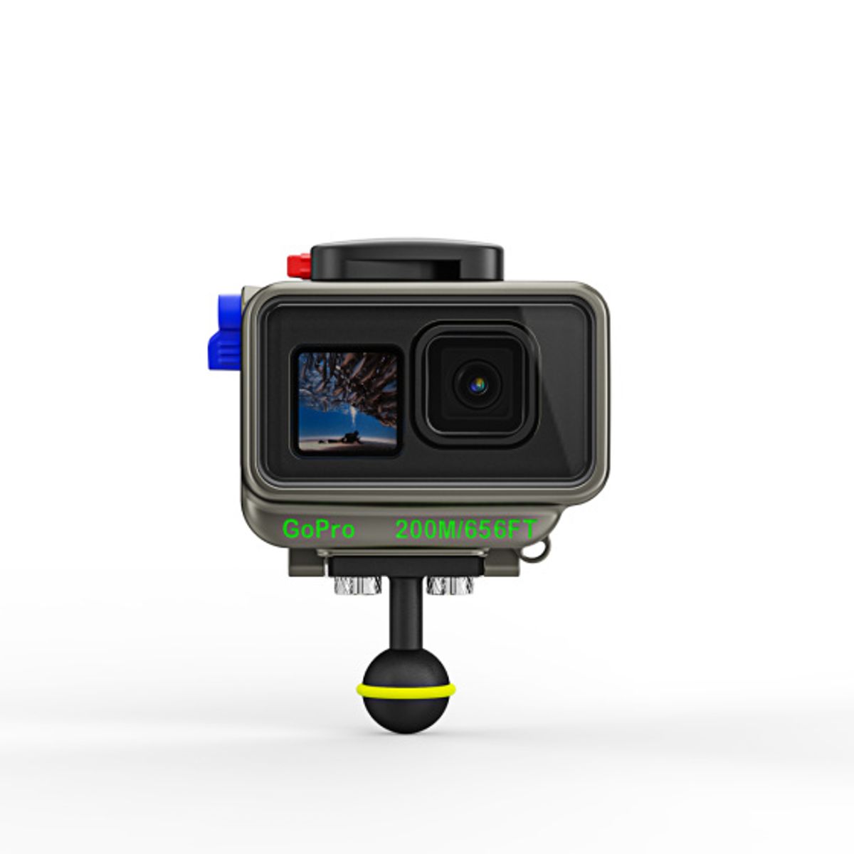 Sea Frogs Action Cam 200米防壓 Aluminium Alloy 海蛙鋁合金 Housing — 圖片 6