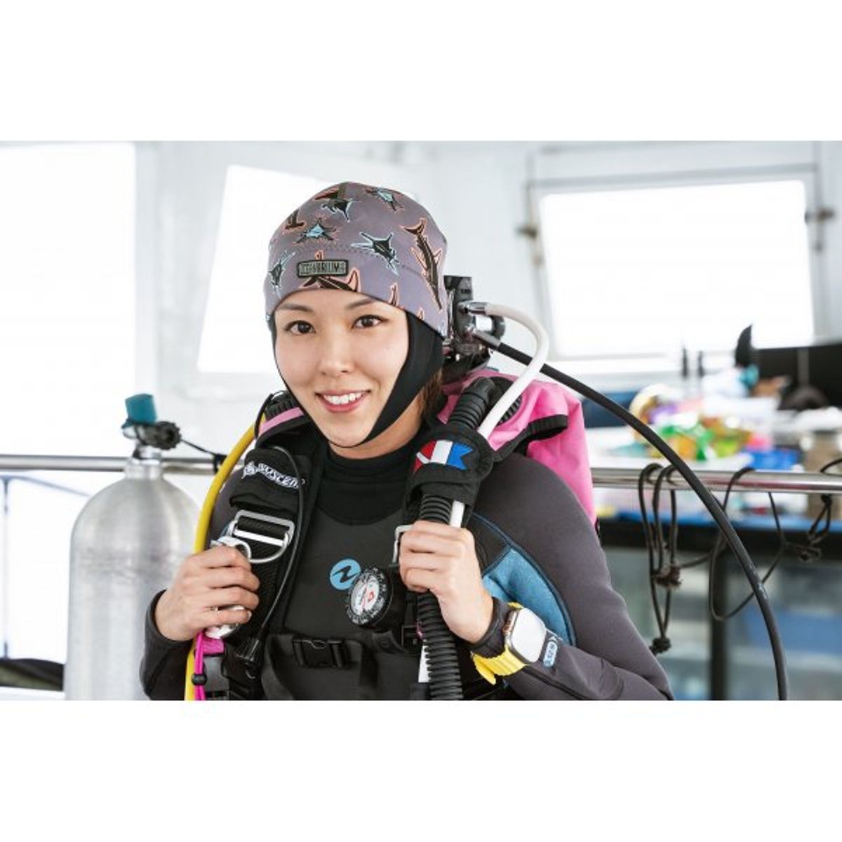 Oceanarium Ocean Series Neoprene Beanie with Chin Strap — 圖片 22