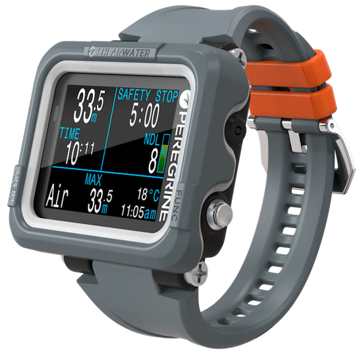 Shearwater Peregrine 2.2″ LCD 彩色大屏潛水電腦 — 圖片 5