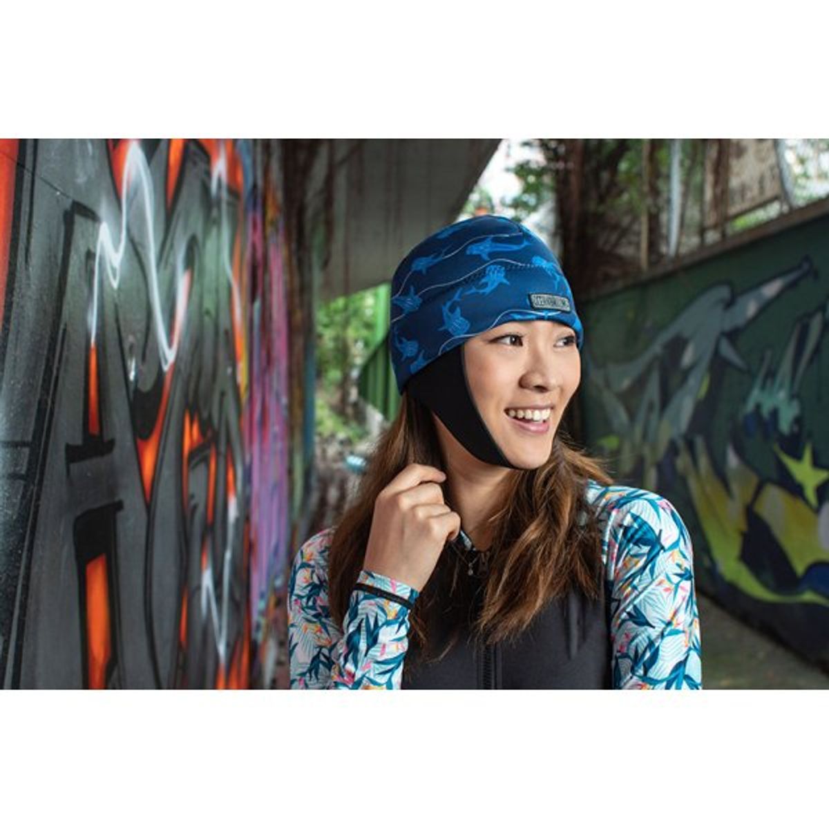 Oceanarium Ocean Series Neoprene Beanie with Chin Strap — 圖片 8
