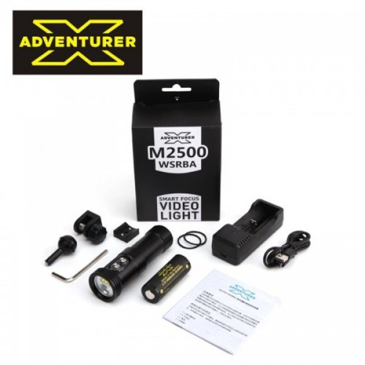 X-Adventurer M2500-WSRBA Smart Auto Shut Off Focus Photo Video Light — 圖片 4