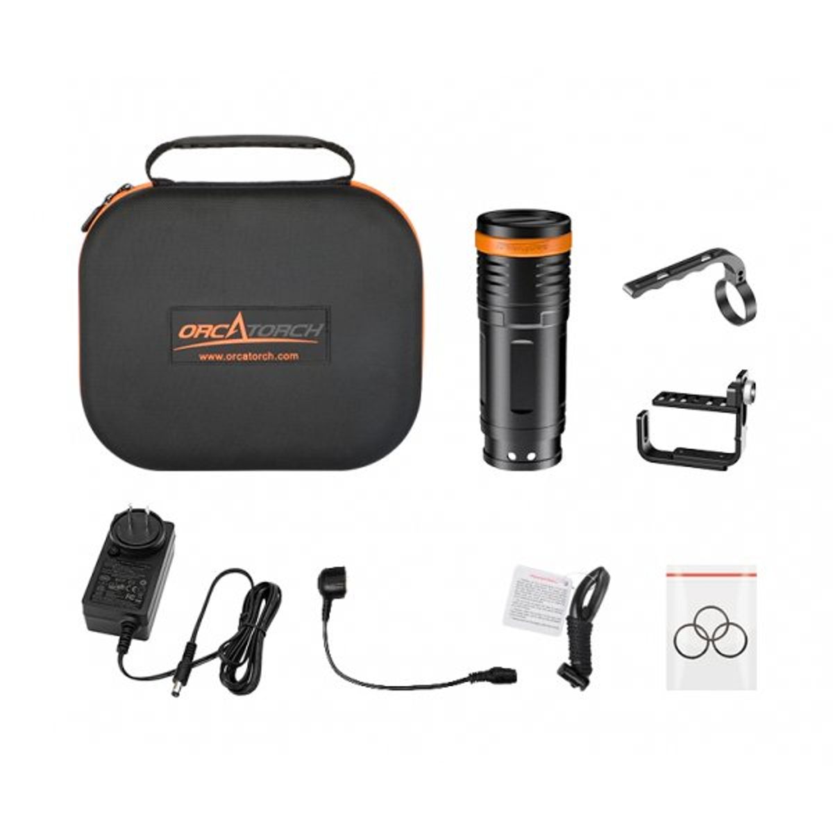 OrcaTorch D920 Handheld Tec Diving Light 5000 Lumen 9° Beam — 圖片 7