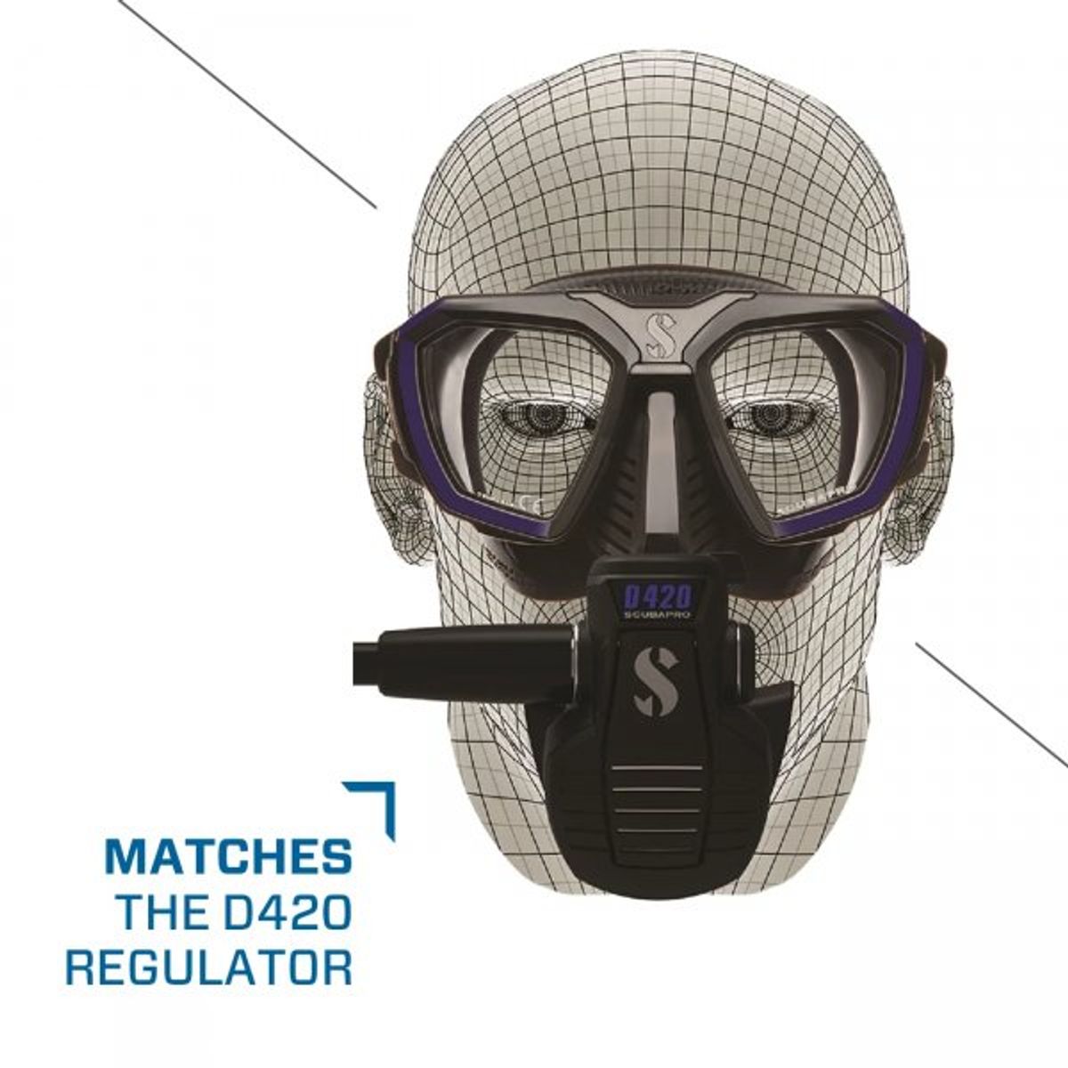 Scubapro D-Mask UV Lens and Comfort Strap — 圖片 4