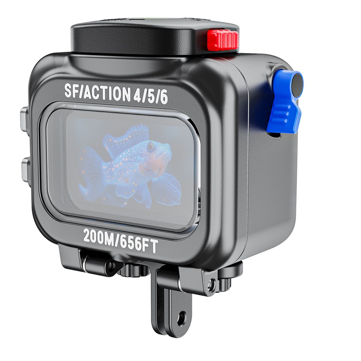 Sea Frogs Action Cam 200米防壓 Aluminium Alloy 海蛙鋁合金 Housing — 圖片 3