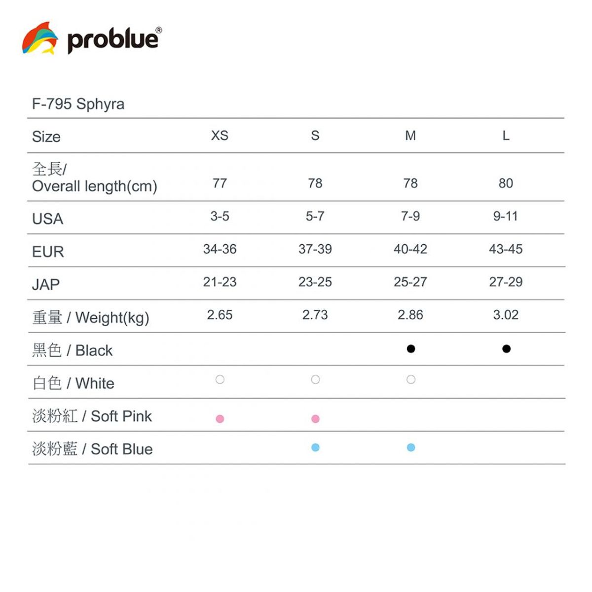 Problue F795 Rubber Long Blade Fins — 圖片 11