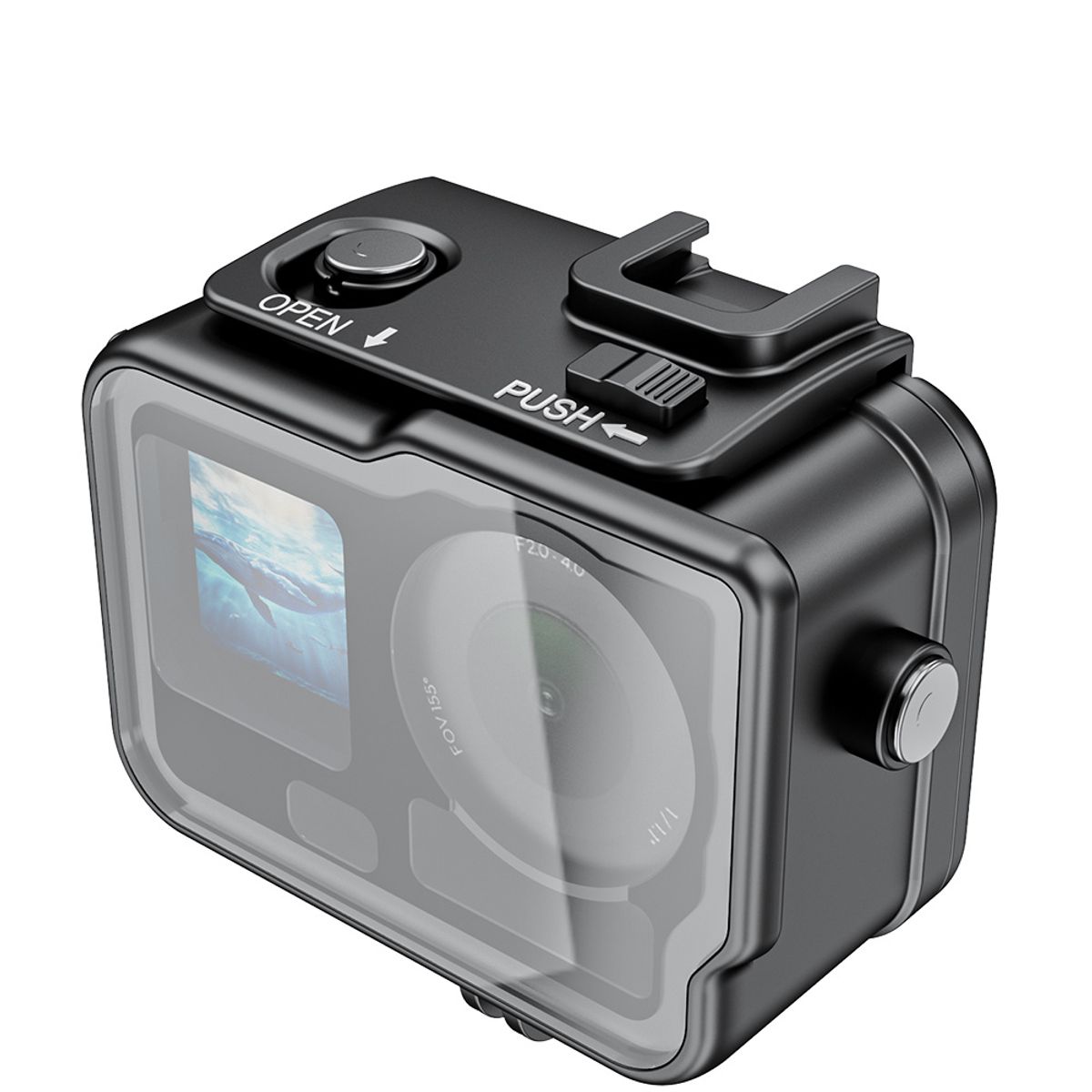 Sea Frogs Action Camera 60米防壓 Aluminium Alloy 海蛙鋁合金 Housing — 圖片 9