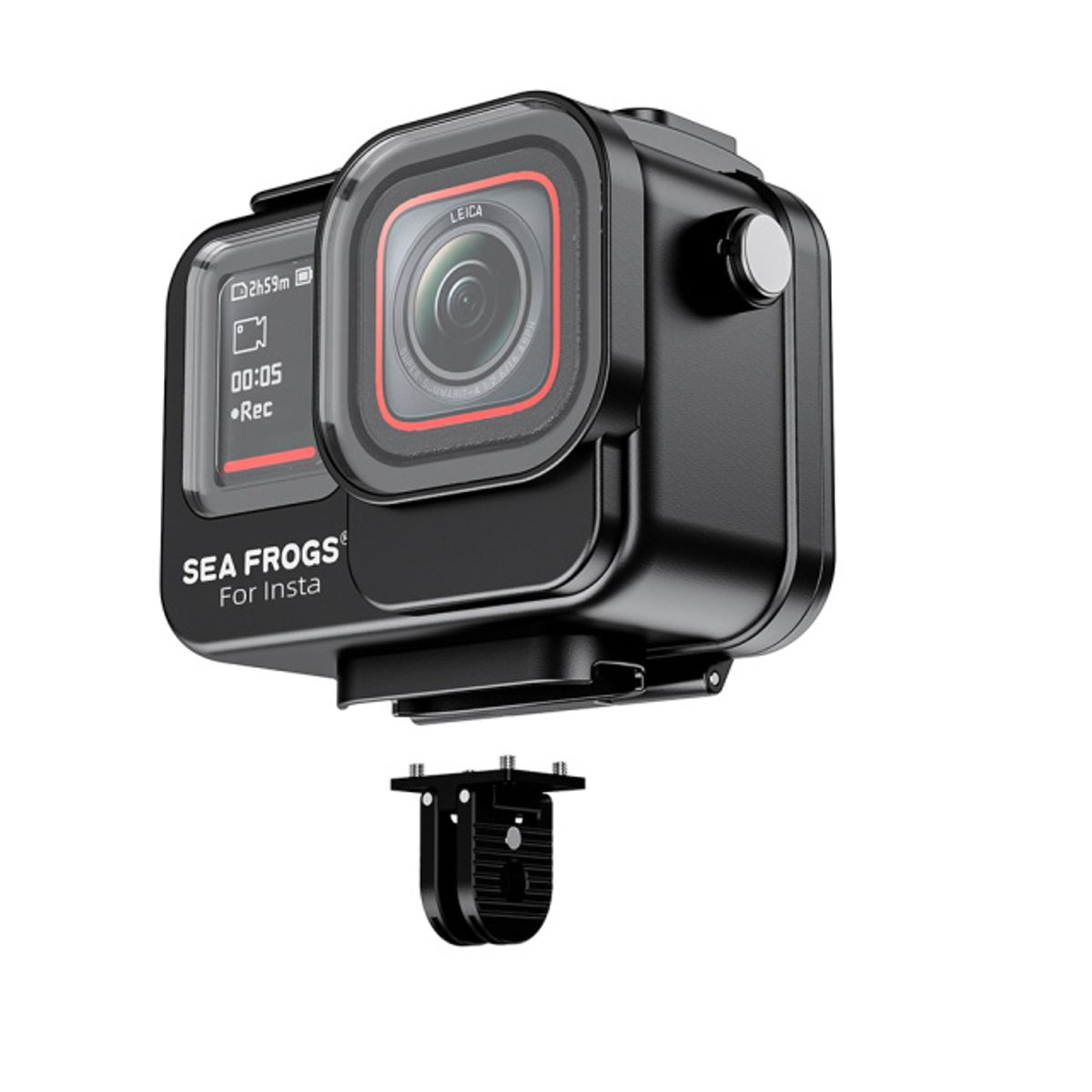 Sea Frogs Action Camera 60米防壓 Aluminium Alloy 海蛙鋁合金 Housing — 圖片 3