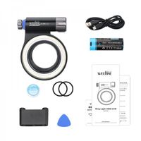 Weefine WF105 3000 CCW Strobe Static Macro Ring Light 6