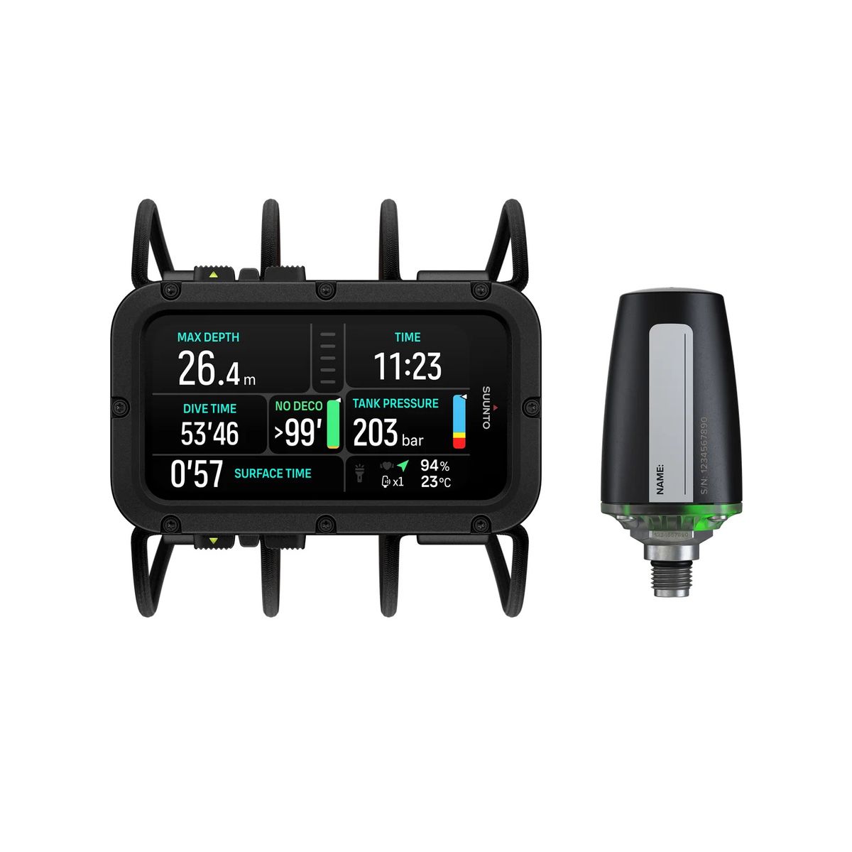 Suunto Nautic AMOLED 3.26″ 彩色特大顯示屏 技術潛水8氣瓶整合功能 潛水電腦 — 圖片 4