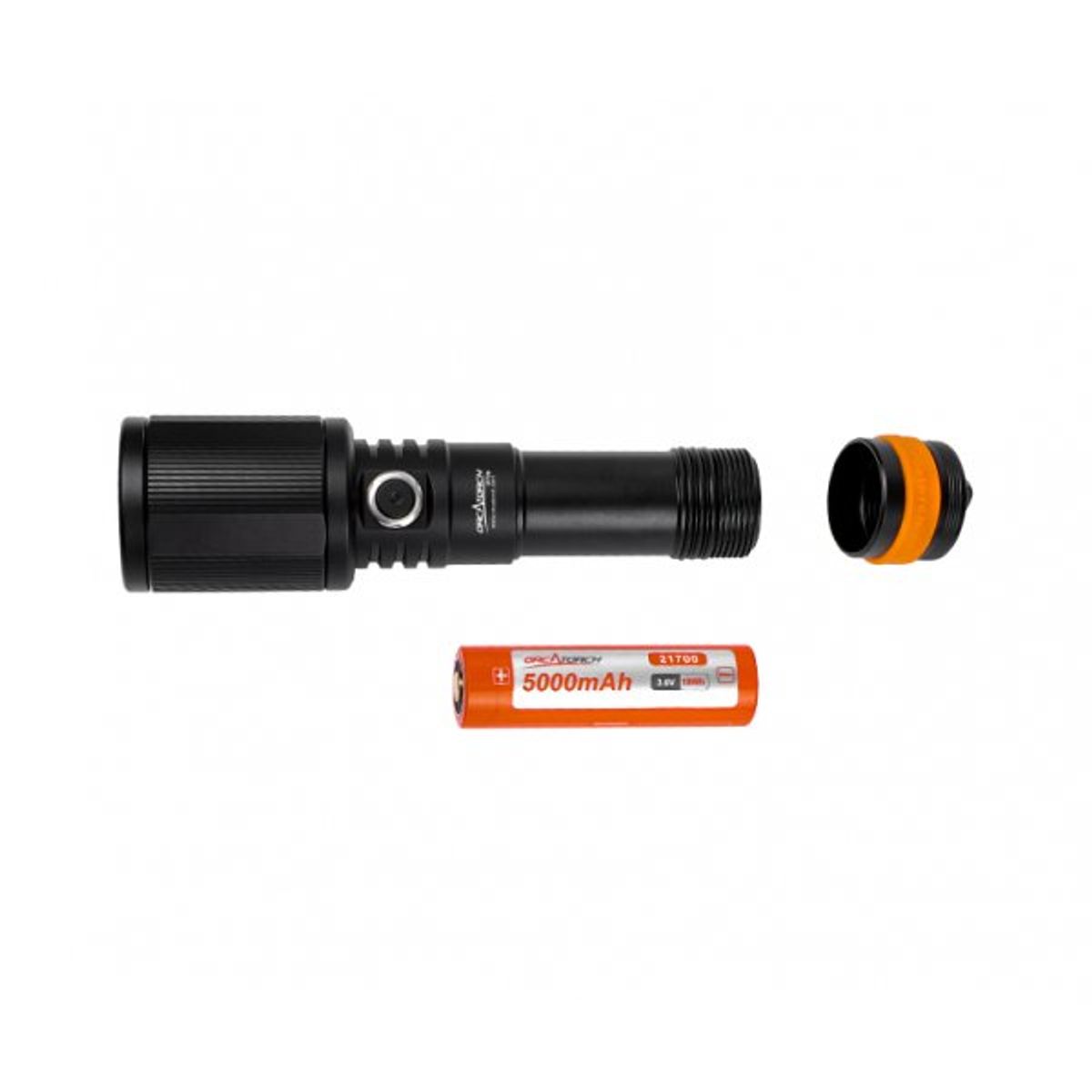 OrcaTorch D720 Tec Diving Light 3-18° Beam Angle Adjustable — 圖片 6