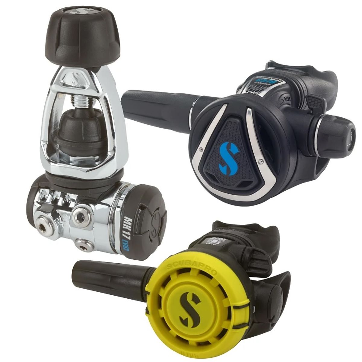 Scubapro MK17 EVO2 / C370 with R105 Octopus Regulator Set – INT / DIN — 圖片 14