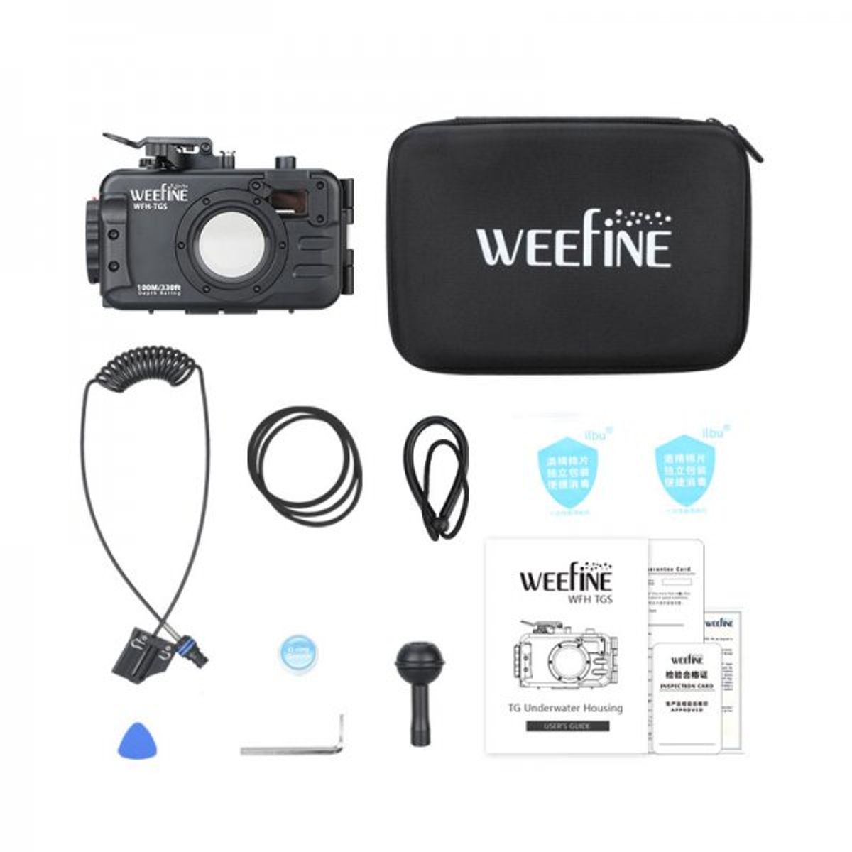 Weefine TGS Olympus TG7 簡便相機潛水外殼 — 圖片 7