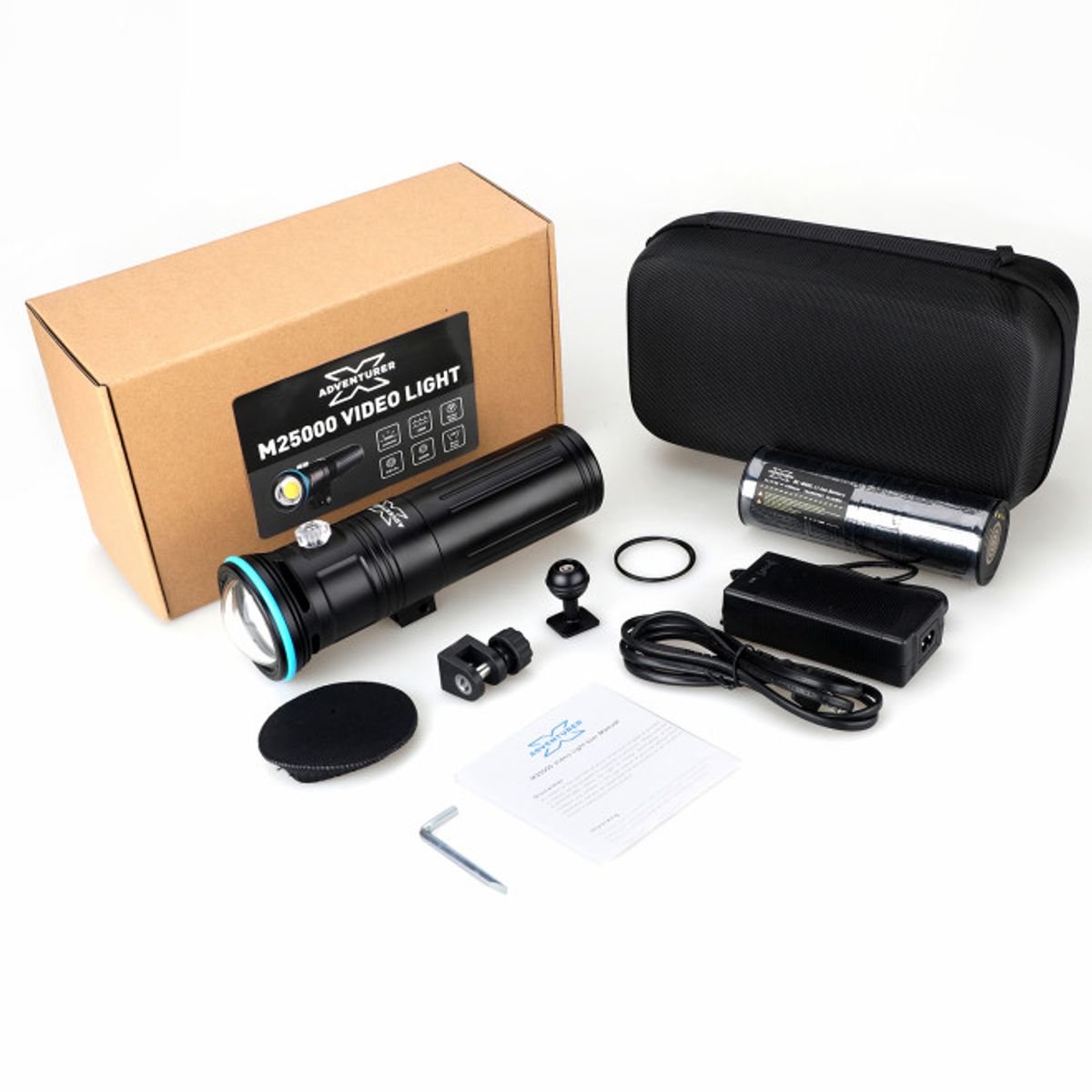 X-Adventurer M25000 COB LED Ra96 130 Degree Photo Video Light — 圖片 4