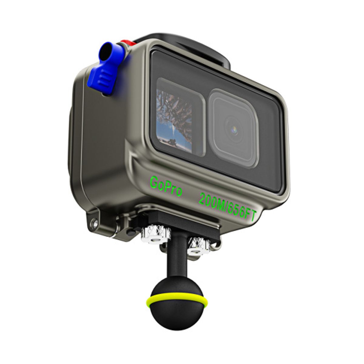 Sea Frogs Action Cam 200米防壓 Aluminium Alloy 海蛙鋁合金 Housing — 圖片 5