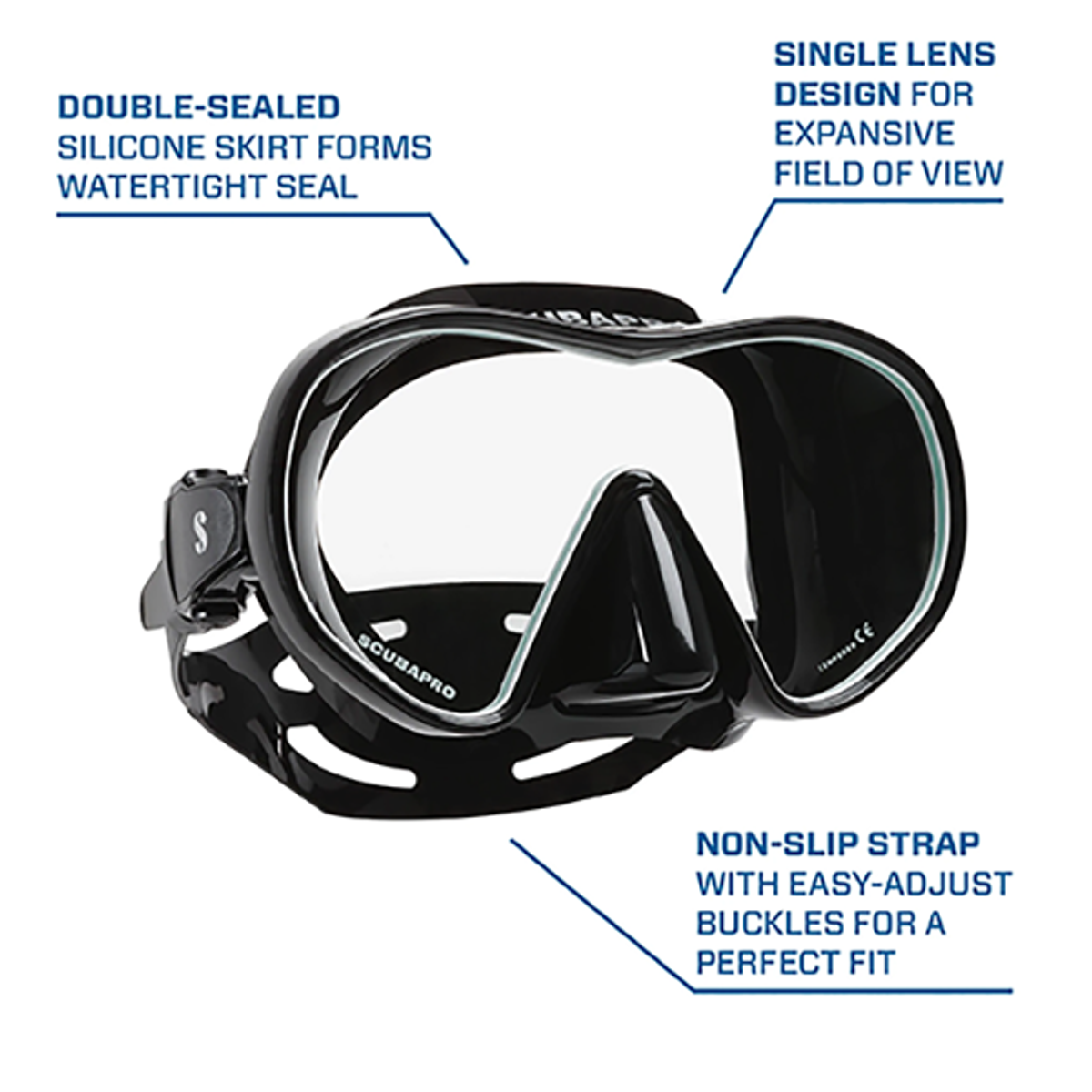 Scubapro Solo Single Lens Mask — 圖片 5