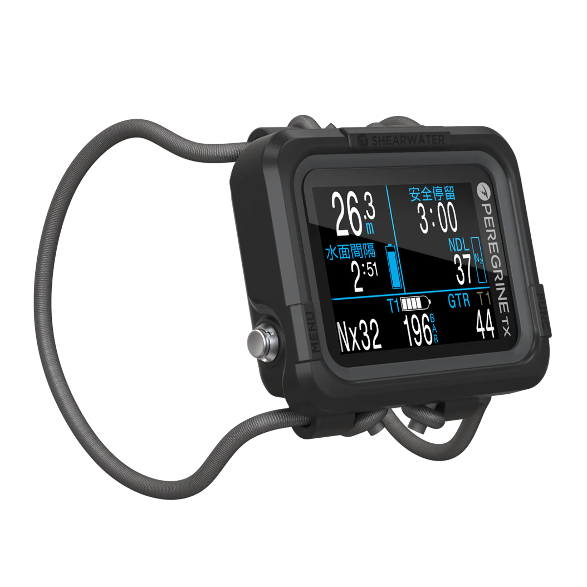 Shearwater 進階 Peregrine TX 兼容GPS傳感器潛水電腦 — 圖片 5