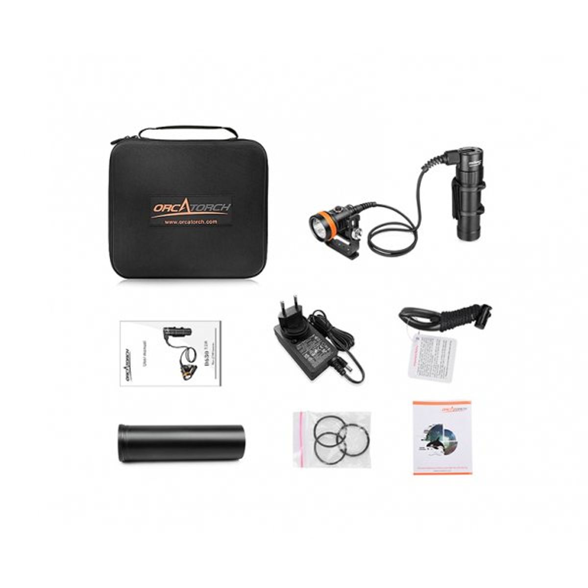 OrcaTorch Free Cable Angle Tec Diving Light D630 V2 4000 Lumen — 圖片 9