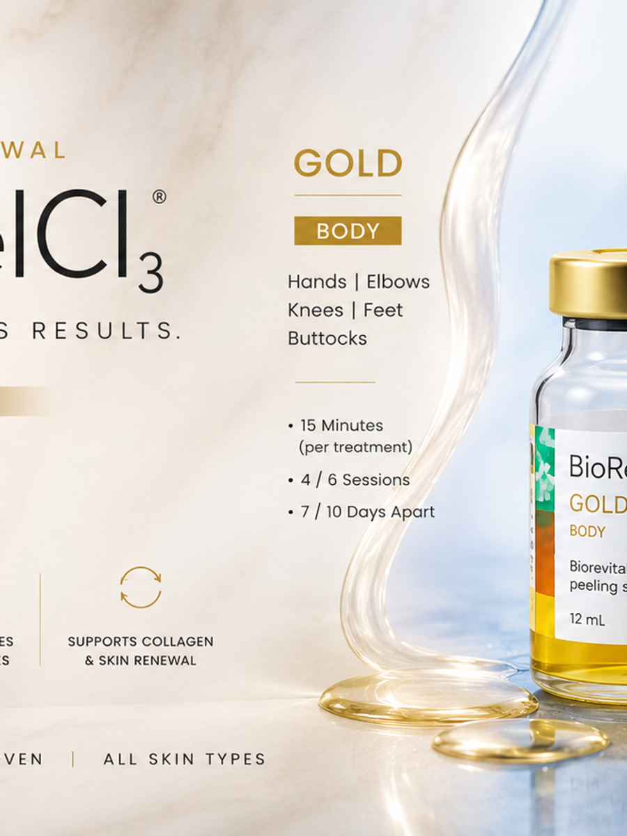 BioRePeelCl3 Gold and Blue bio-phasic peeling solutions