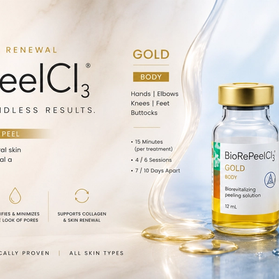 BioRePeelCl3 Gold and Blue bio-phasic peeling solutions