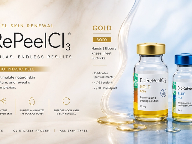 BioRePeelCl3 Gold and Blue bio-phasic peeling solutions