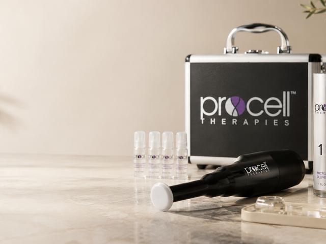 Procell Therapies microchanneling system with delivery serums