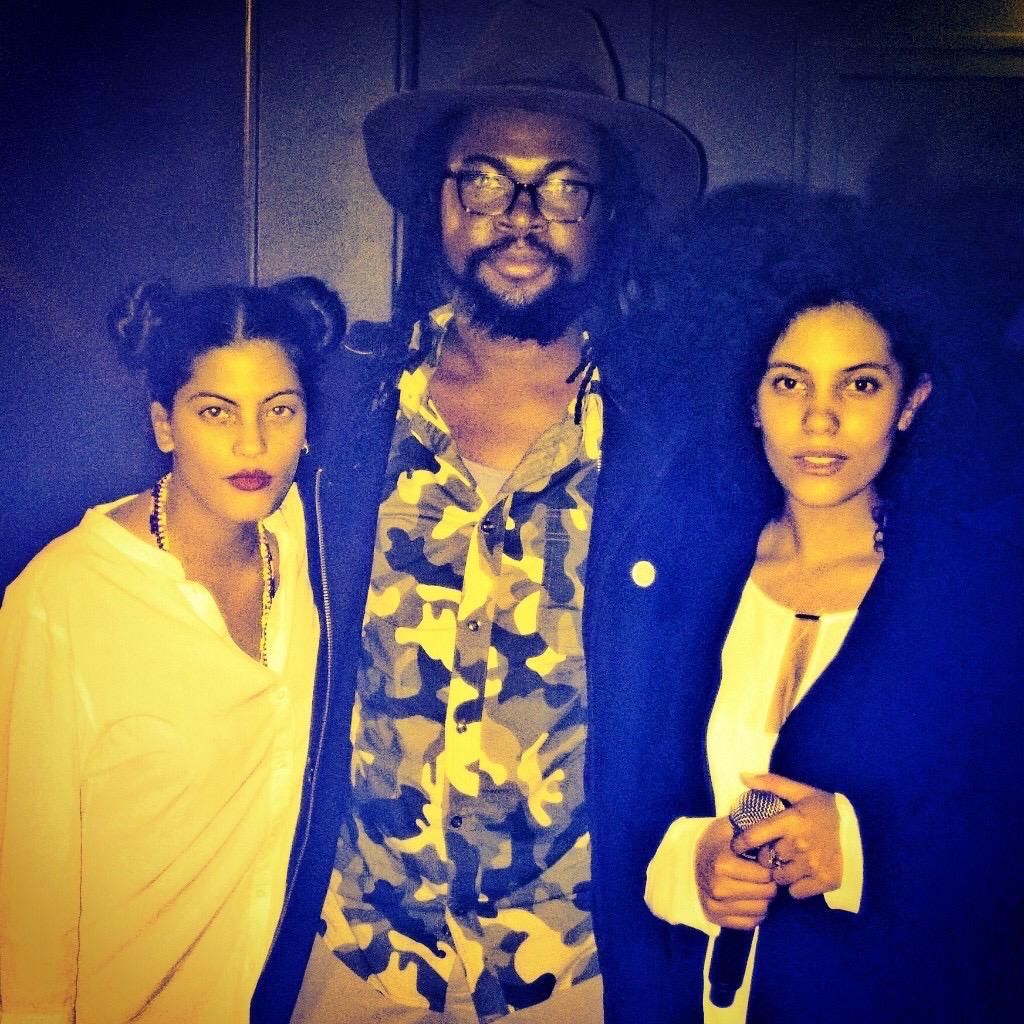 With musical duo, Ibeyi in Paris. | Onyeka