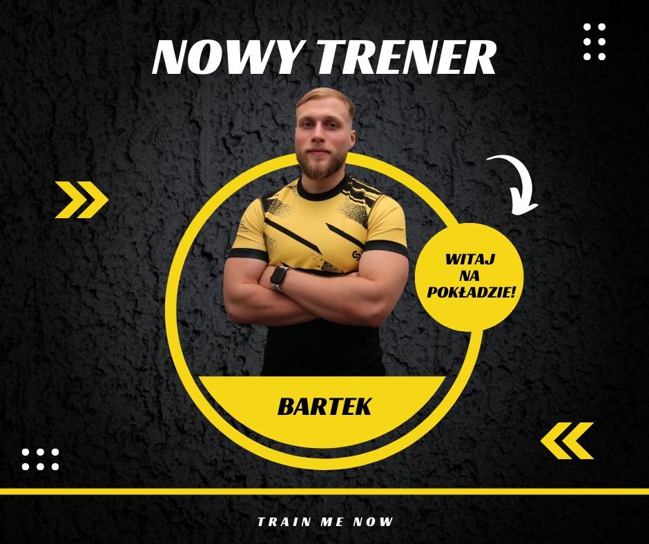 Bartek nasz nowy trener na siłowni i fizjoterapeuta