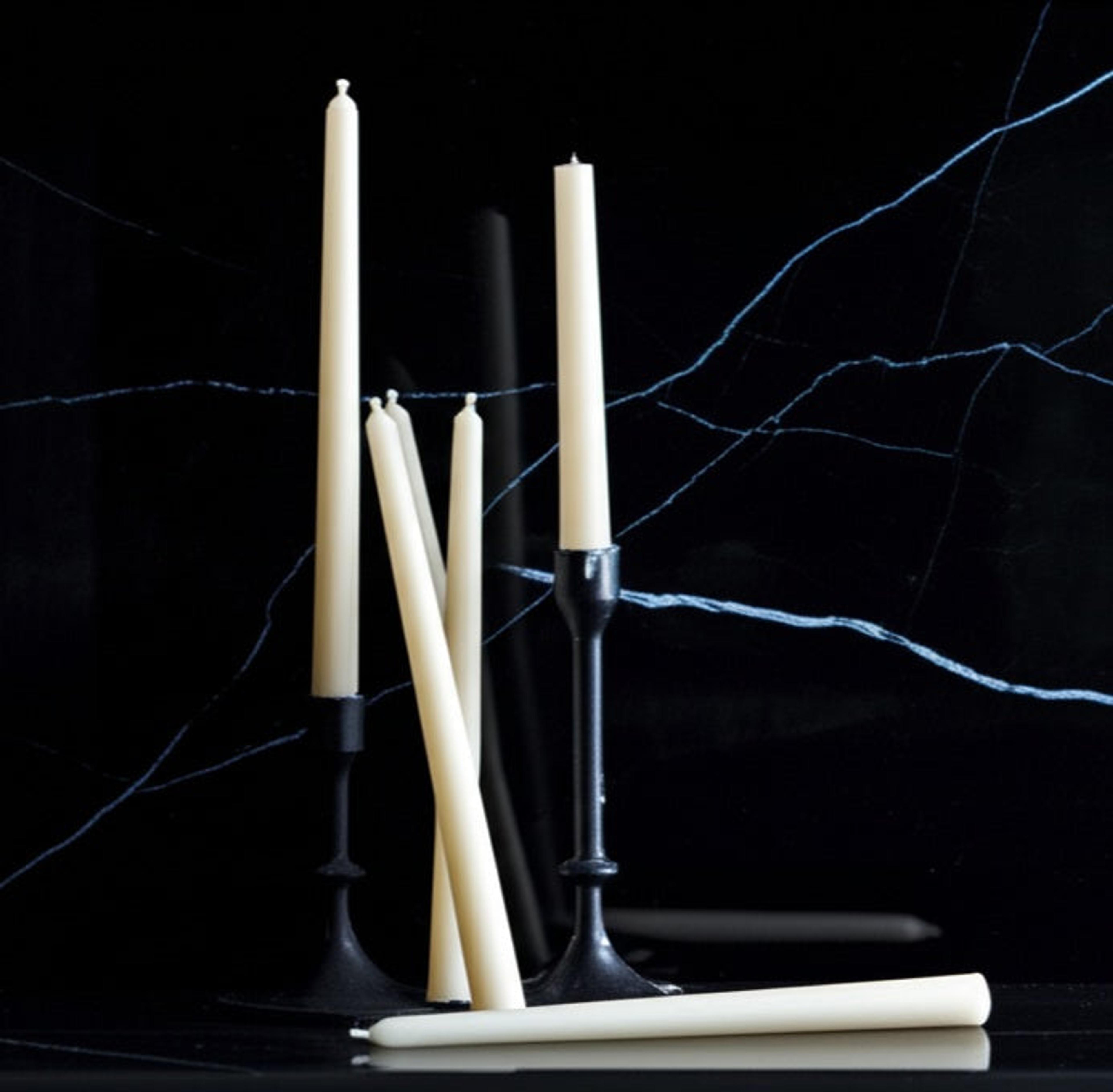 White Taper Candle for Rituals & Cleansing