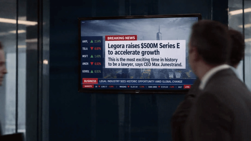 Legora raises $550M Series E at an $8.8 billion valuation