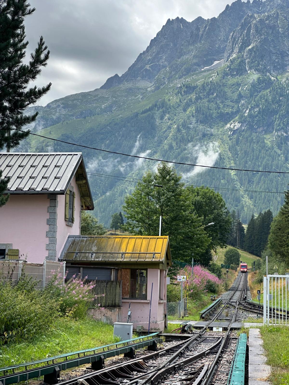 Mont Blanc Express en Arrive
