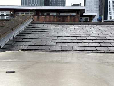 Natural slate roof