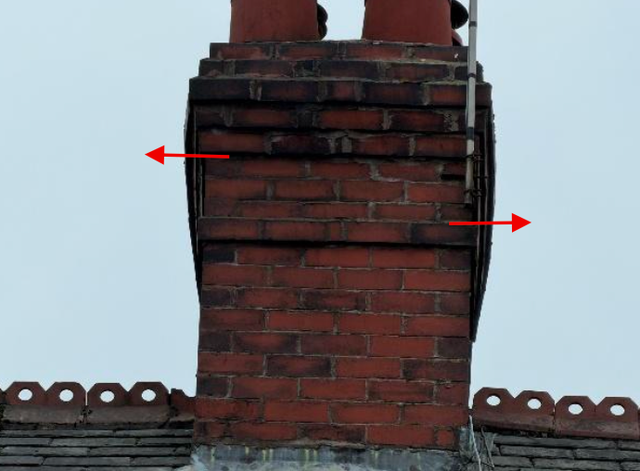 Main stack slight bulge