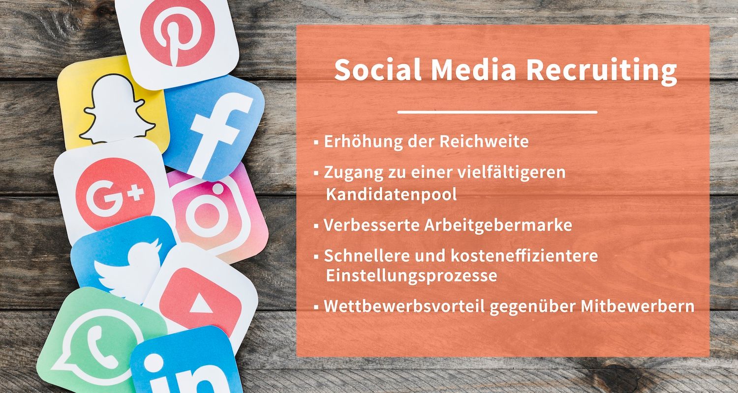 Vorteile von Social Media Recruiting: mehr Reichweite, vielfältigerer Kandidatenpool und stärkere Arbeitgebermarke