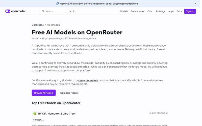 OpenRouter: visual reference for 4. OpenRouter, no-subscription access for flexible model usage