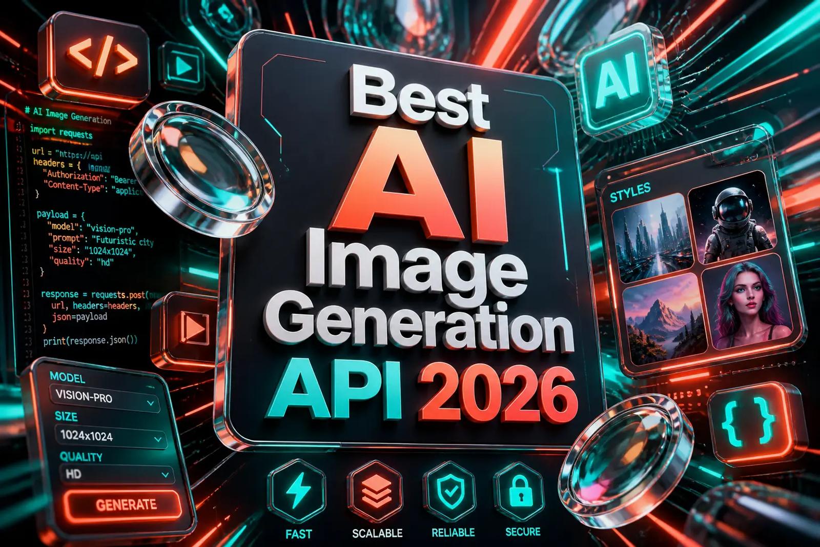 Best AI Image Generation APIs in 2026 (9 Top Picks Compared)
