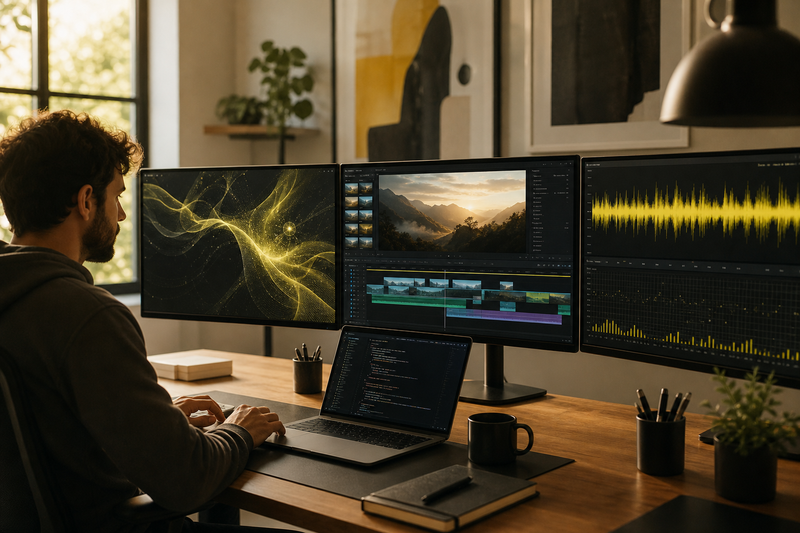 unified AI image video and music API for developers