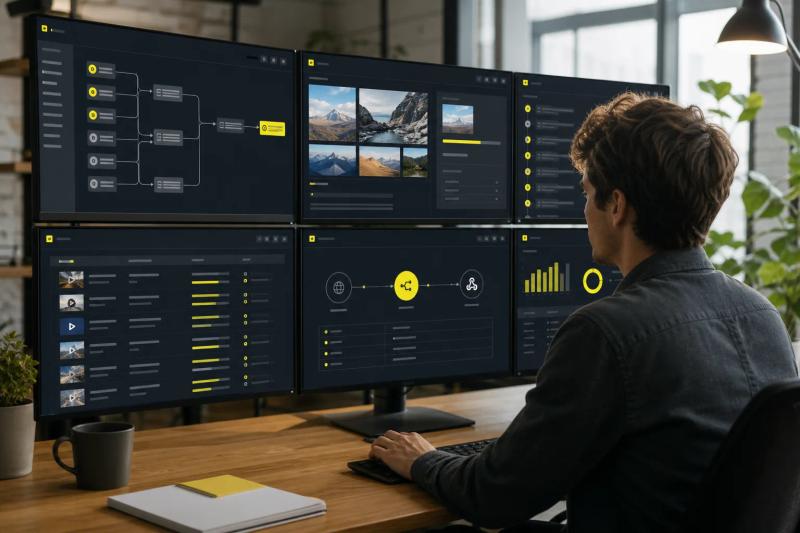 Audit of multiple media provider workflows before API migration.
