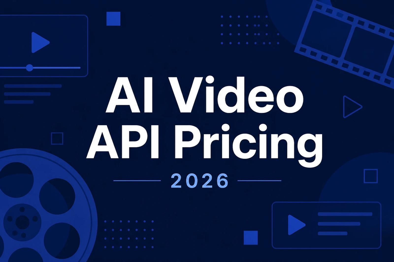AI Video API Pricing in 2026: What You Actually Pay Per Second