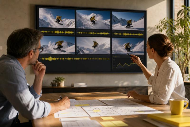 Human review of automated AI video quality scores