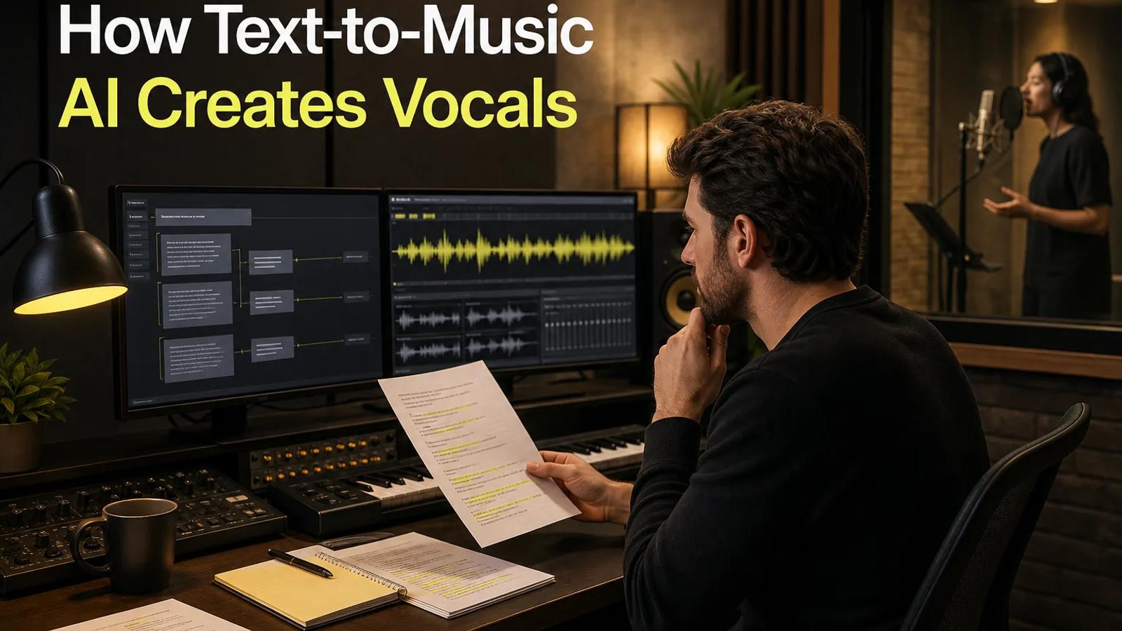 How Text-to-Music AI Creates Vocals